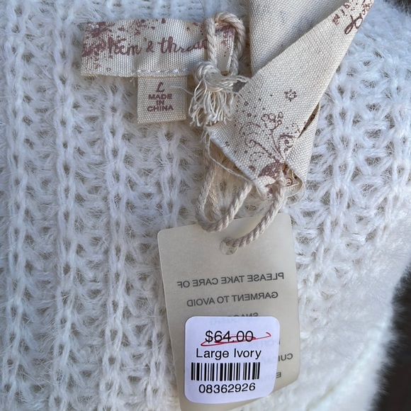 Hem&Thread Ivory Sweater - Picture 4 of 5